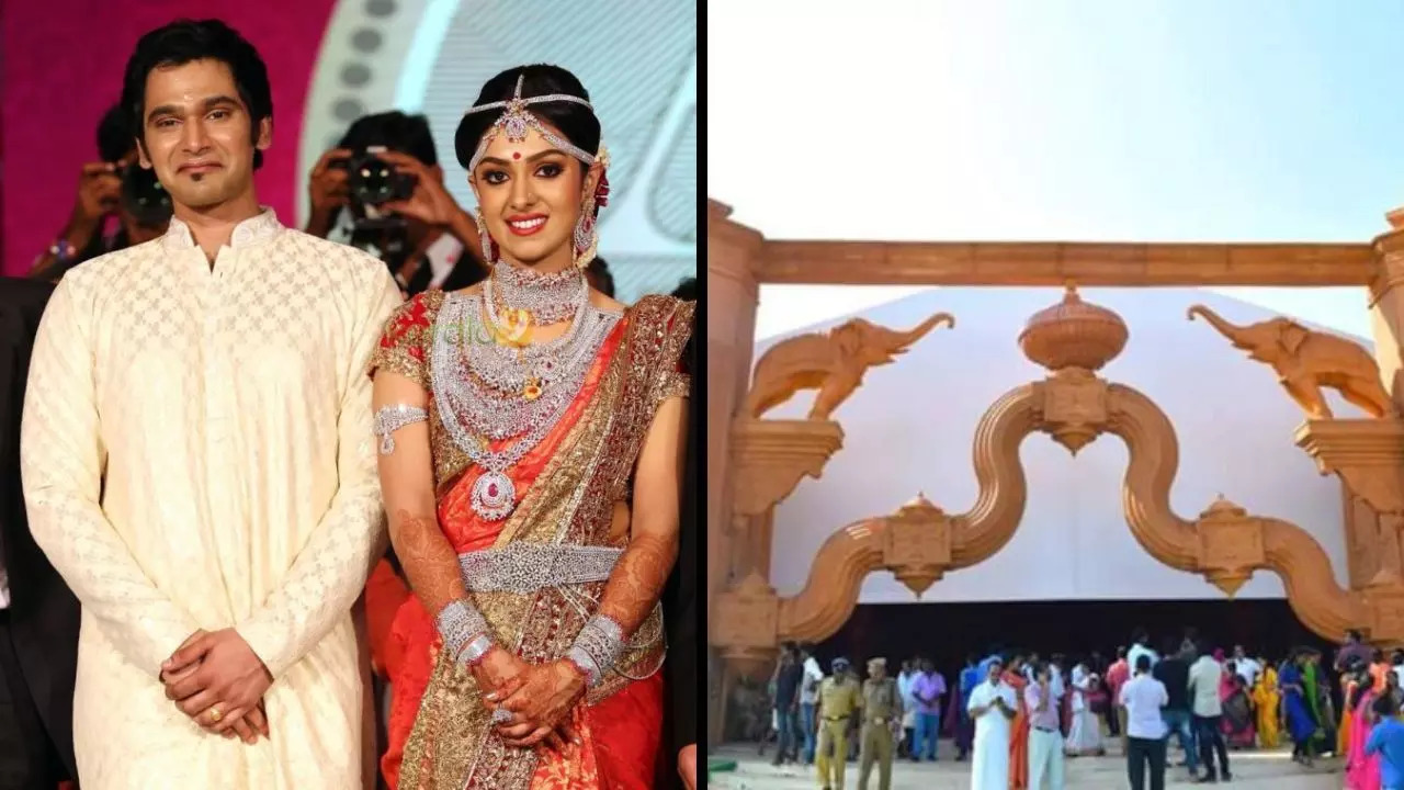 Dr. Arathi Pillai, daughter of Kerala's richest man B Ravi Pillai, had a diamond-studded wedding in 2015 that cost Rs 55 crore | Courtesy: Twitter