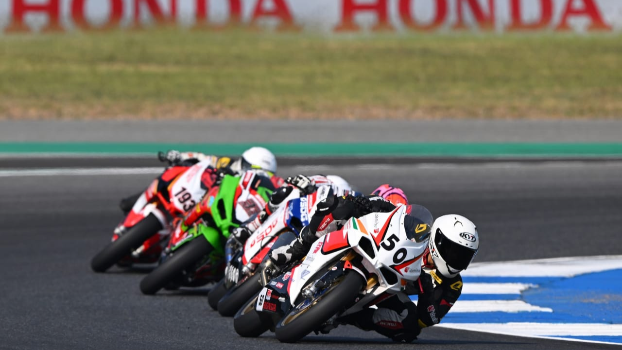 IDEMITSU Honda Racing India gains crucial points in 2023 AARC, and Honda Thailand Talent Cup