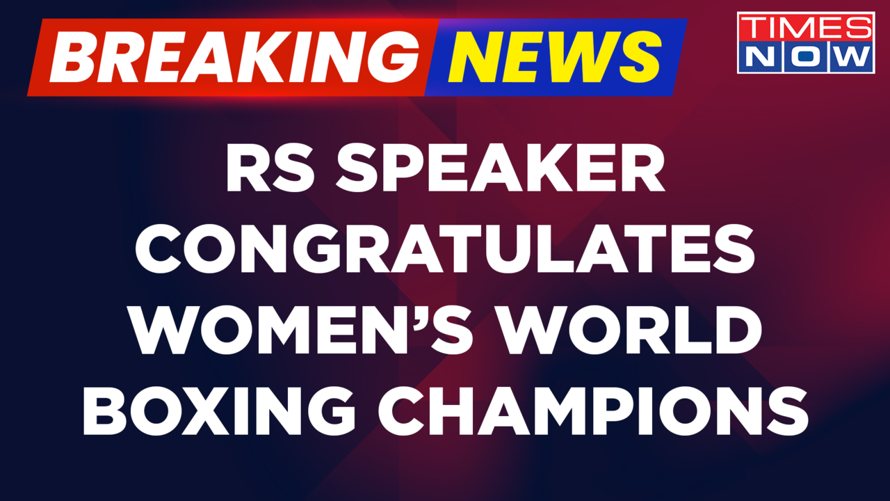 Breaking News Rajya Sabha Speaker Congratulates Women Boxers For