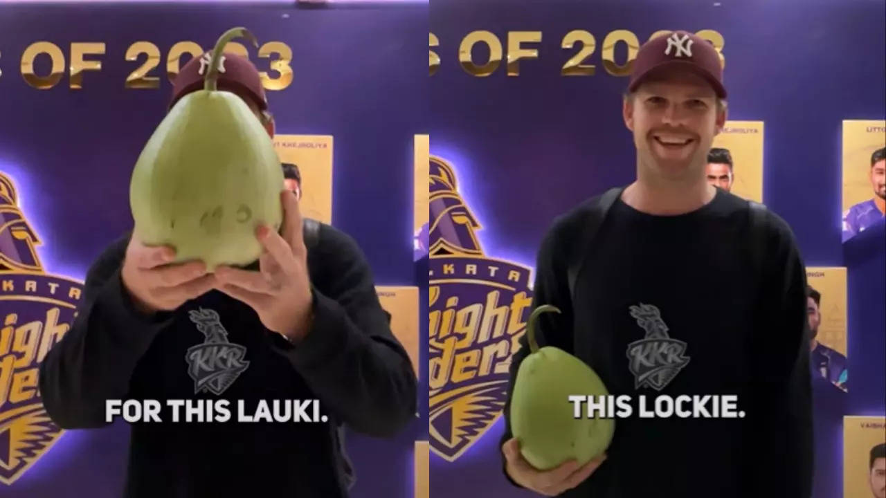 Lockie Ferguson KKR with Lauki