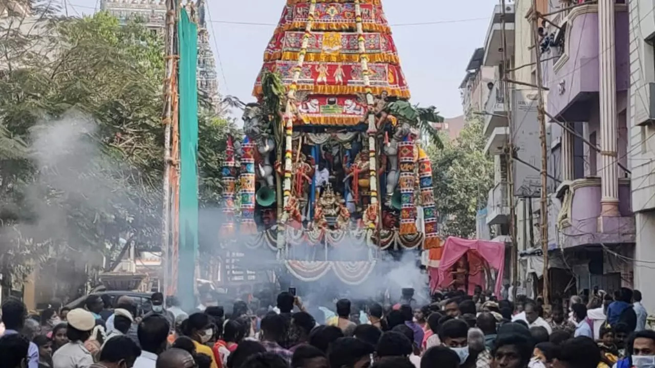 Panguni festival celebrations. | Photo: Twitter/Vinoj P Selvam