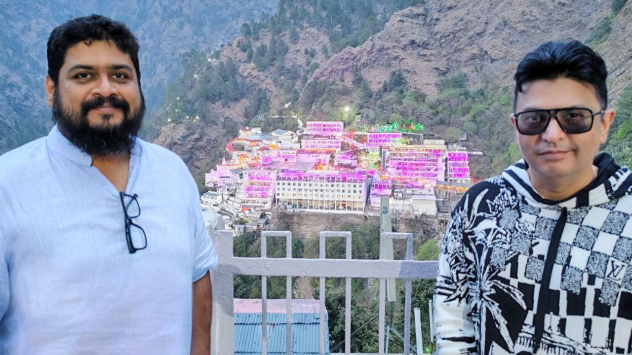 Ahead of Adipurush release, Bhushan Kumar and Om Raut seek blessings at Vaishno Devi | PIC