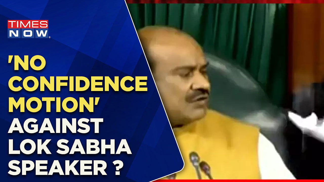 'No Confidence Motion' Against Lok Sabha Speaker Om Birla ? | News ...
