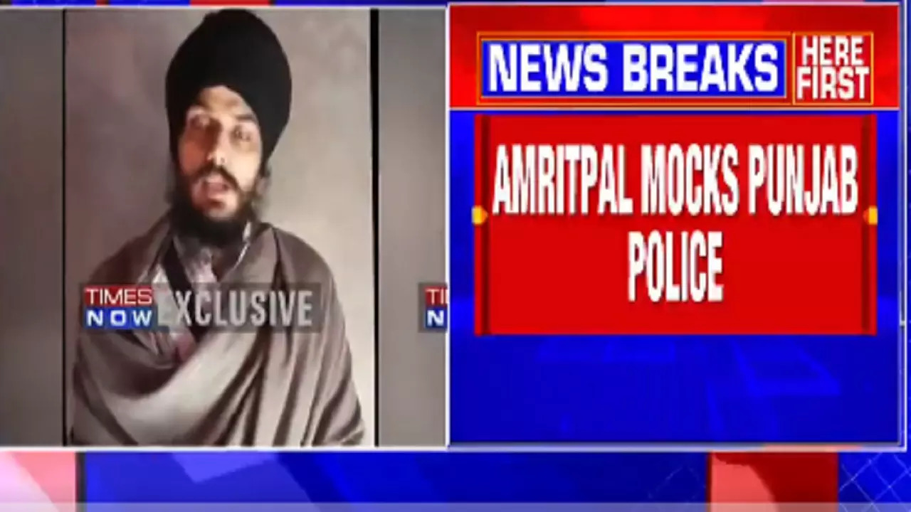 Amritpal Singh Releases New Video Amid Massive Hunt By Punjab Police