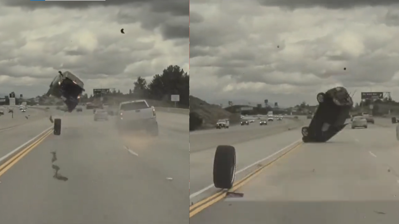 Viral Accident video from accident on 118 Freeway near Chatsworth