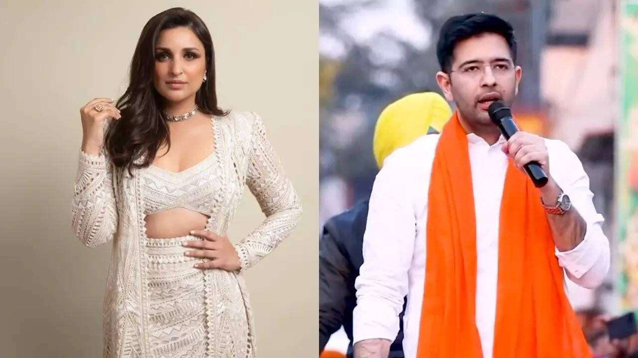 Parineeti Chopra, Raghav Chadha SPOTTED At Delhi Airport. To-be-Bride, Groom AVOID paps  Amid Wedding Rumours