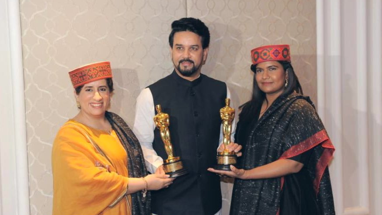 Anurag Thakur, Guneet Monga, Kartiki Gonsalves