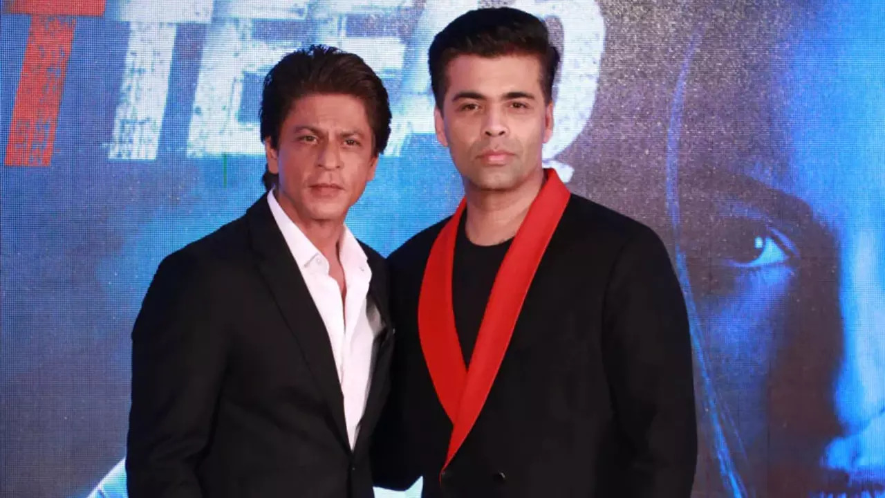 Shah Rukh Khan with Karan Johar