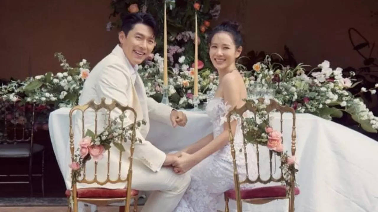 Crash Landing on You” Stars Son Yejin & Hyun Bin Tie the Knot in