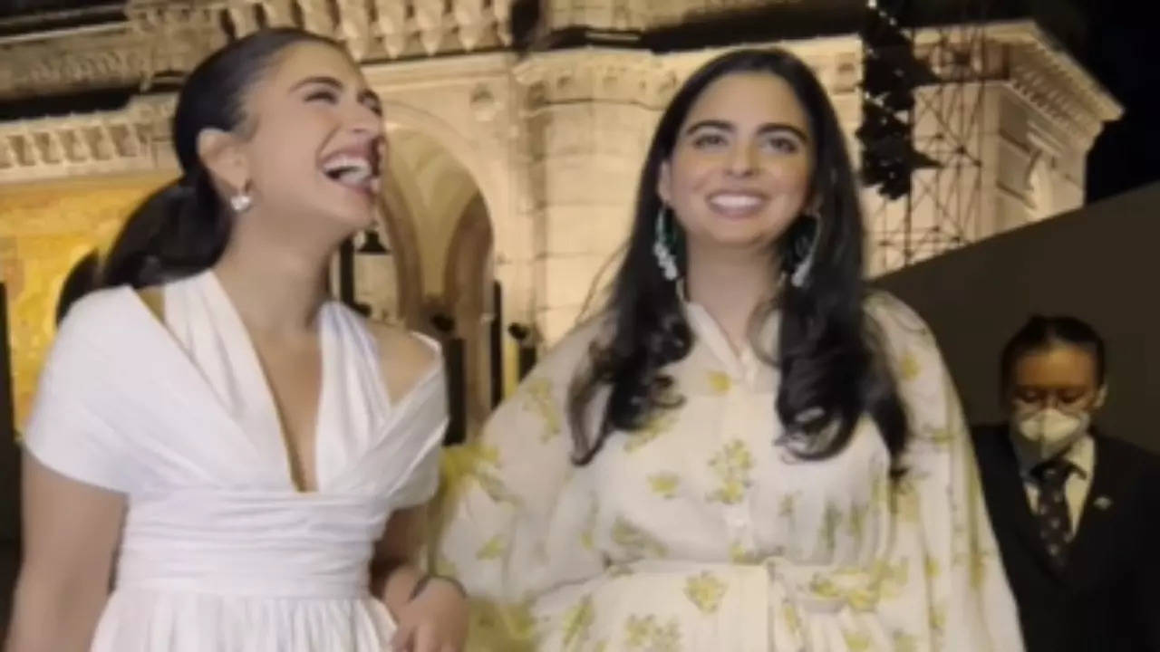 Radhika Merchant and Isha Ambani