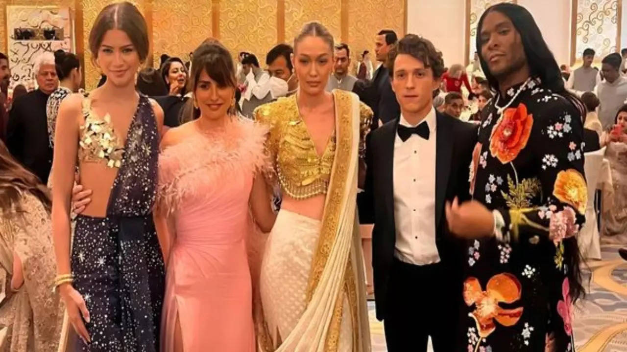 Gigi Hadid, Zendaya, Tom Holland, Penelope Cruz, Law Roach Pose Together at NMACC. Desi internet Screams 'ICONIC'