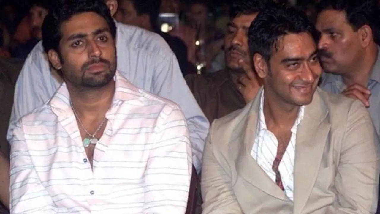 Ajay Devgn and Abhishek Bachchan