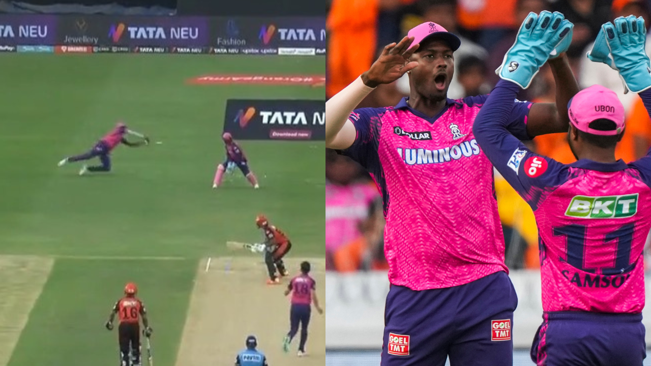 Catch of the Tournament? Jason Holder plucks a blinder at slips to