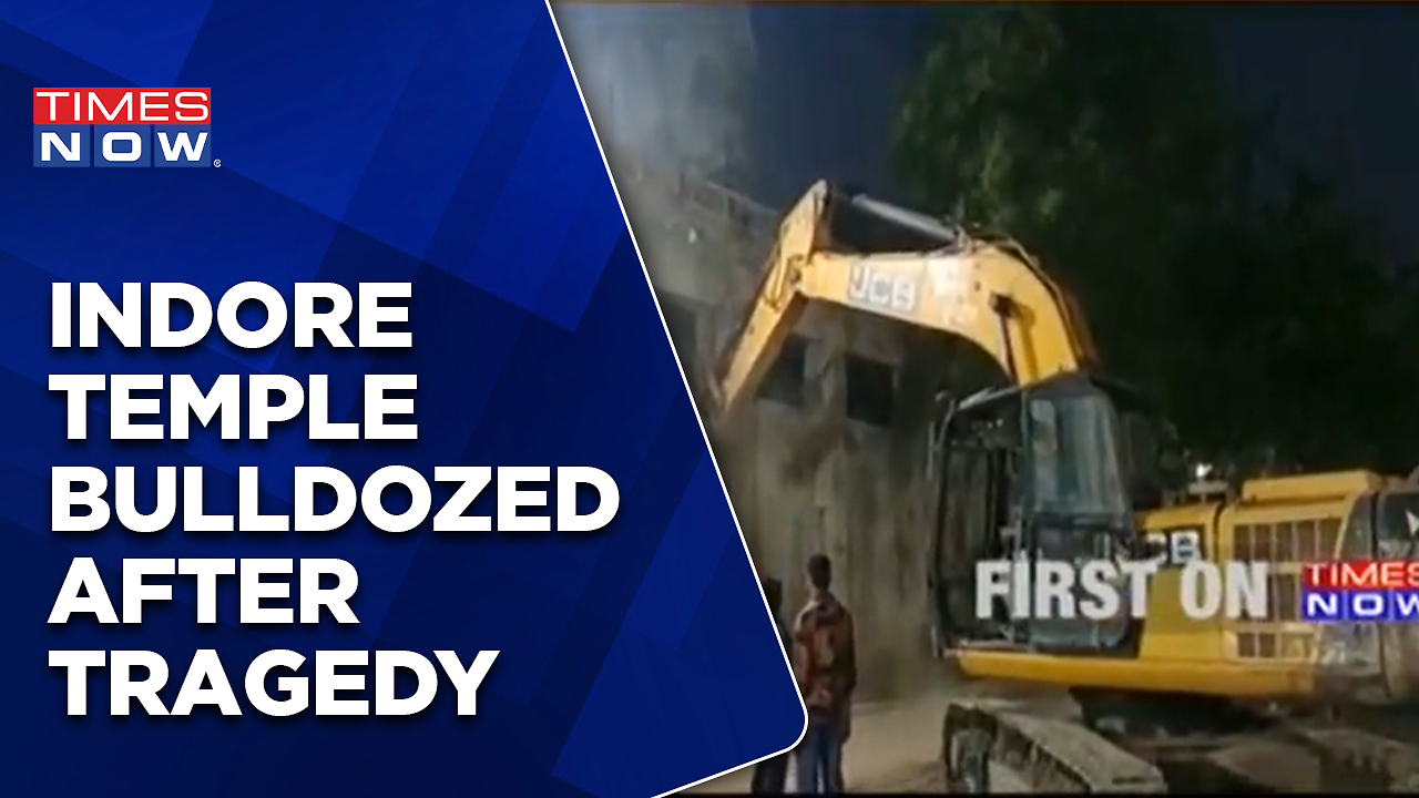 Bulldozer Action On Temple After Tragedy Claims 36 Lives In Indore's ...