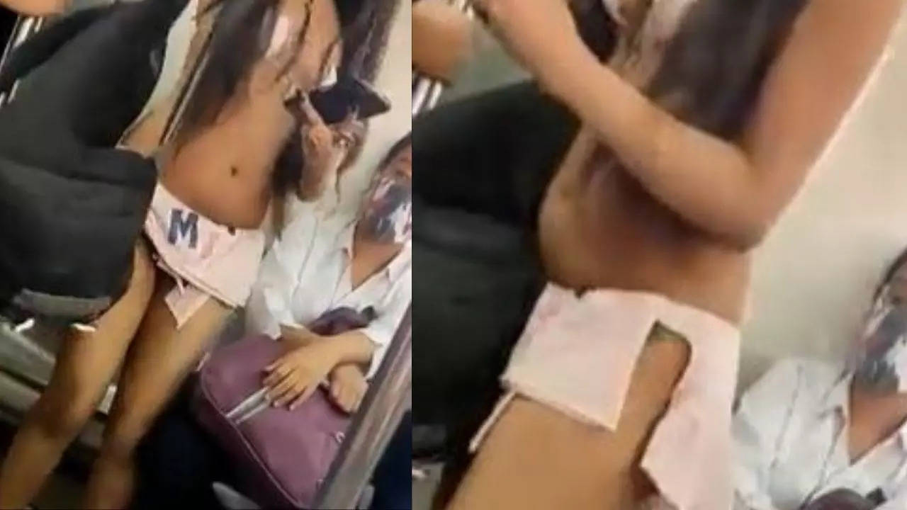 SHOCKING | Delhi Metro Girl In Bikini Goes Viral, Twitter Users Say 'Not  Uorfi' | Viral News, Times Now