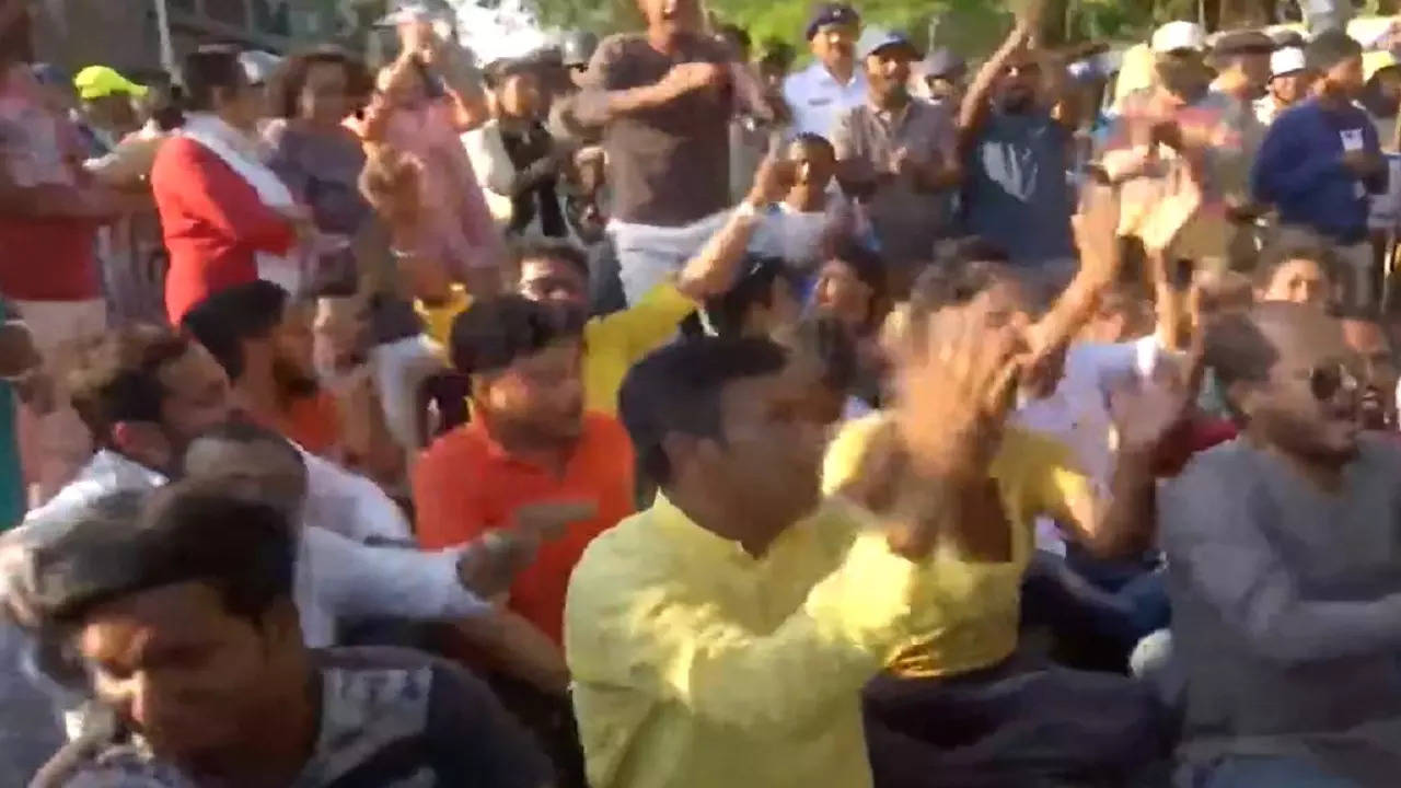 BJP Workers Protest