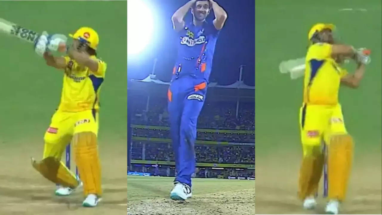 watch-lsg-pacer-mark-wood-in-disbelief-after-getting-hit-for-a-six-by-ms-dhoni-his-reaction-goes-viral