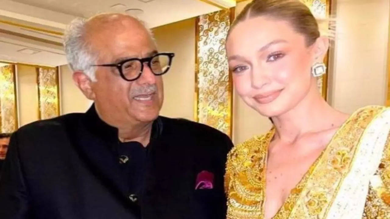 Boney Kapoor SLAMMED For Holding Gigi Hadid's Waist While Posing At NMACC. Netizens Say 'Very INAPPROPRIATE'