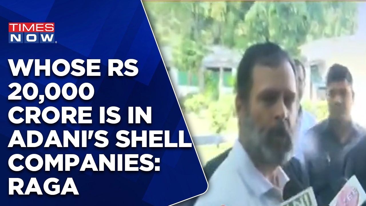 Rahul Gandhi Rakes Up Adani Row Again; Asks 'Whose Rs 20,000 Crore Is ...