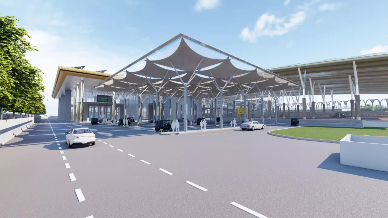 Proposed design of Secunderabad railway station.