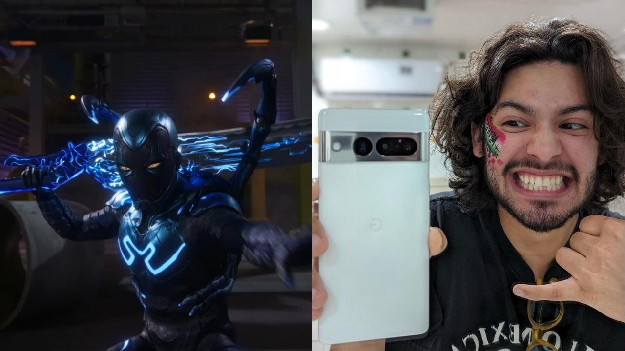 Cobra Kai's Xolo Mariduena transforms into superhero Blue Beetle