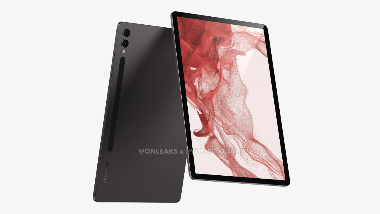 Samsung Galaxy Tab S9 Render (Image Credits: OnLeaks x WolfofTablet)