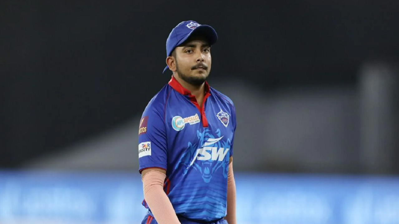 Cricketer Prithvi Shaw booked