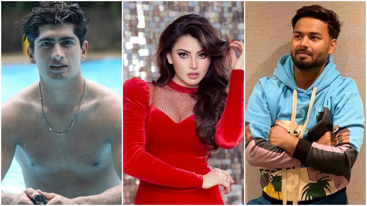 Naseem Shah, Urvashi Rautela and Rishabh Pant