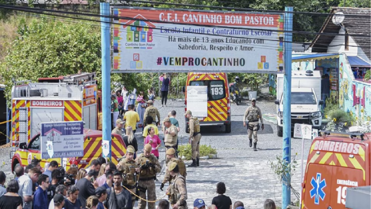 Four kids killed in Brazil kindergarten attack (Photo: Twitter)