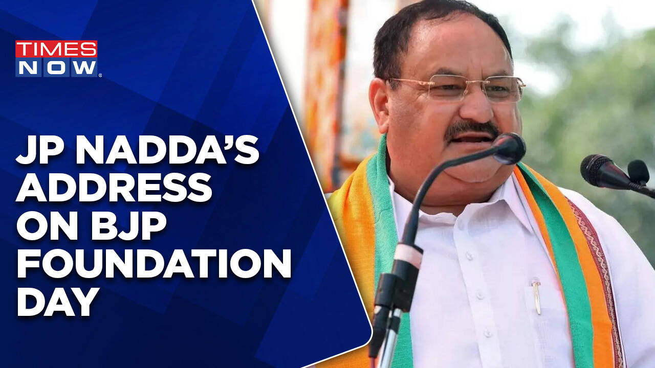 JP Nadda Address On BJP's Foundation Day Event Know What He Said