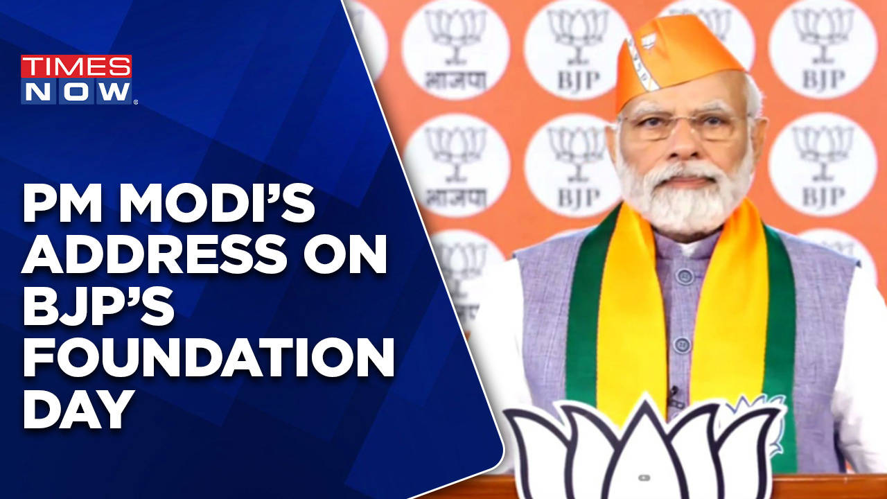 PM Modi Speaks On BJP's 43rd Foundation Day | Know What He Said ...