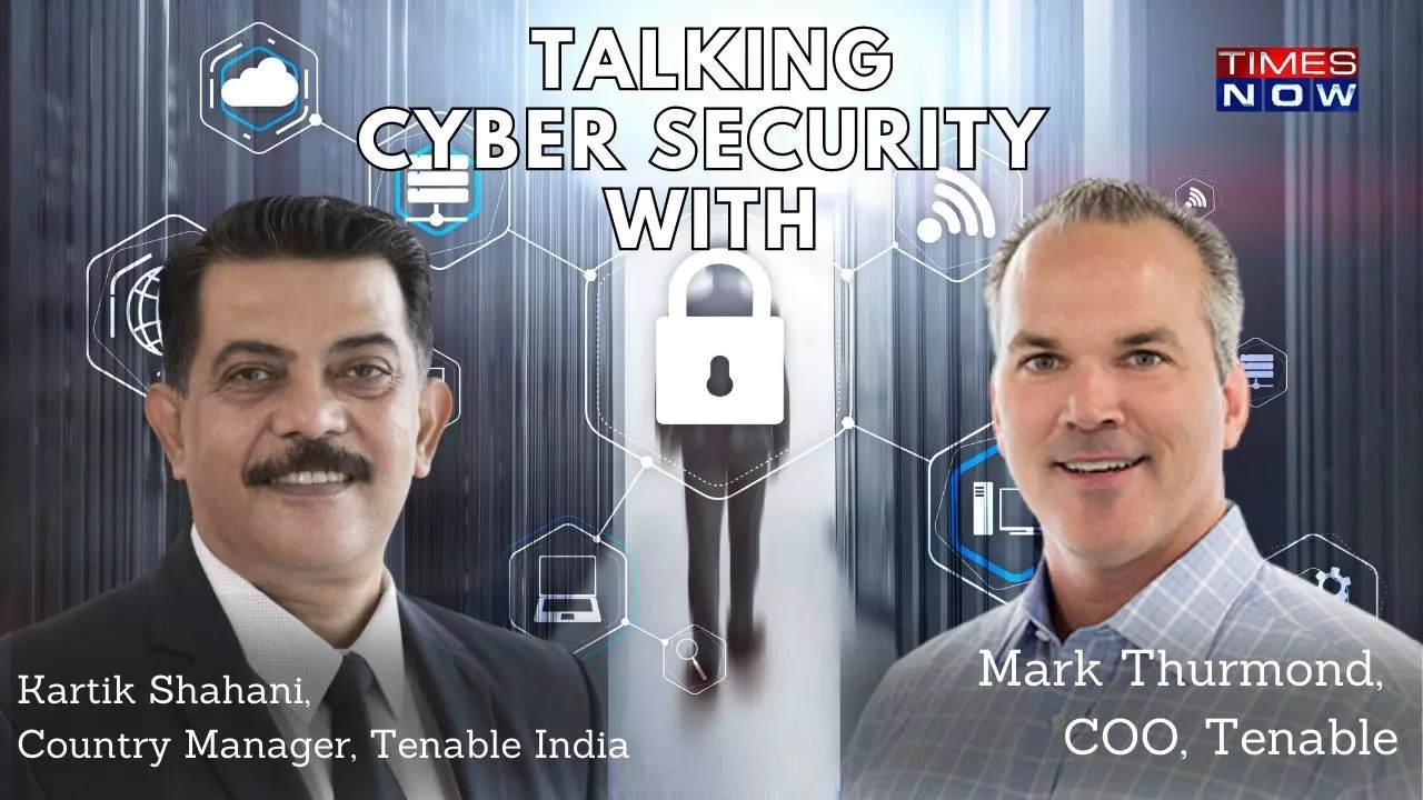 Mark Thurmond, COO of Tenable and Kartik Shahani, Country Manager of Tenable India