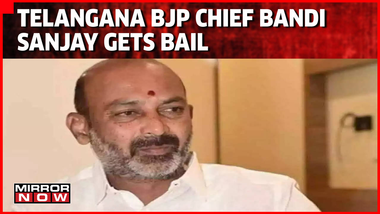 Telangana BJP Chief Bandi Sanjay Gets Conditional Bail In SSC Paper ...