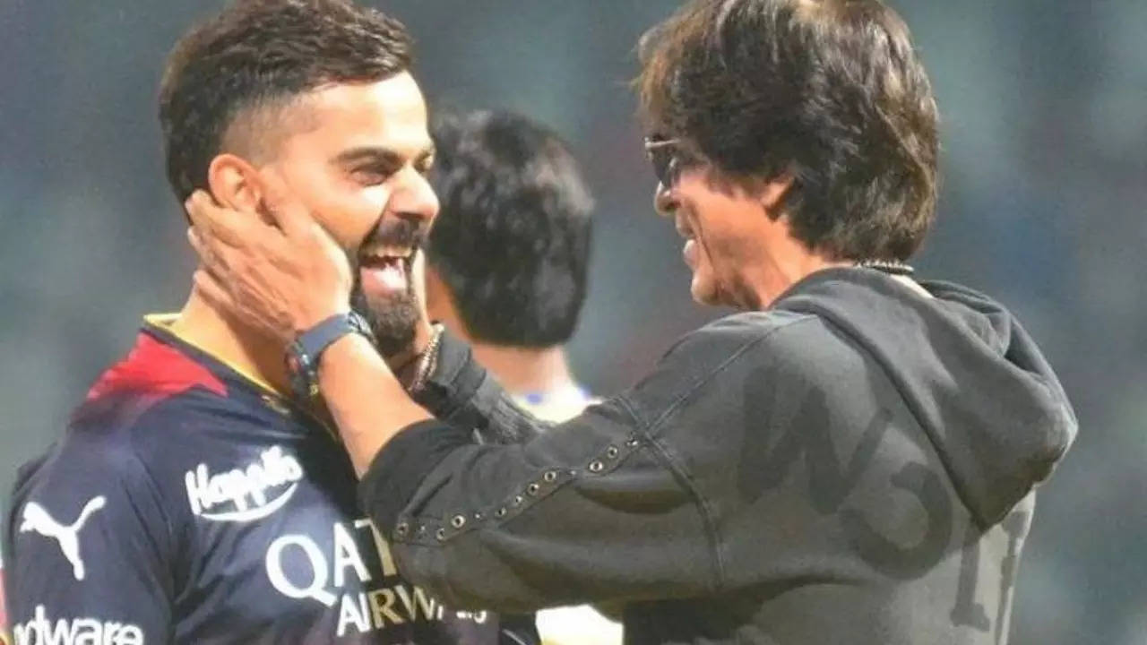 Shah Rukh Khan and Virat Kohli