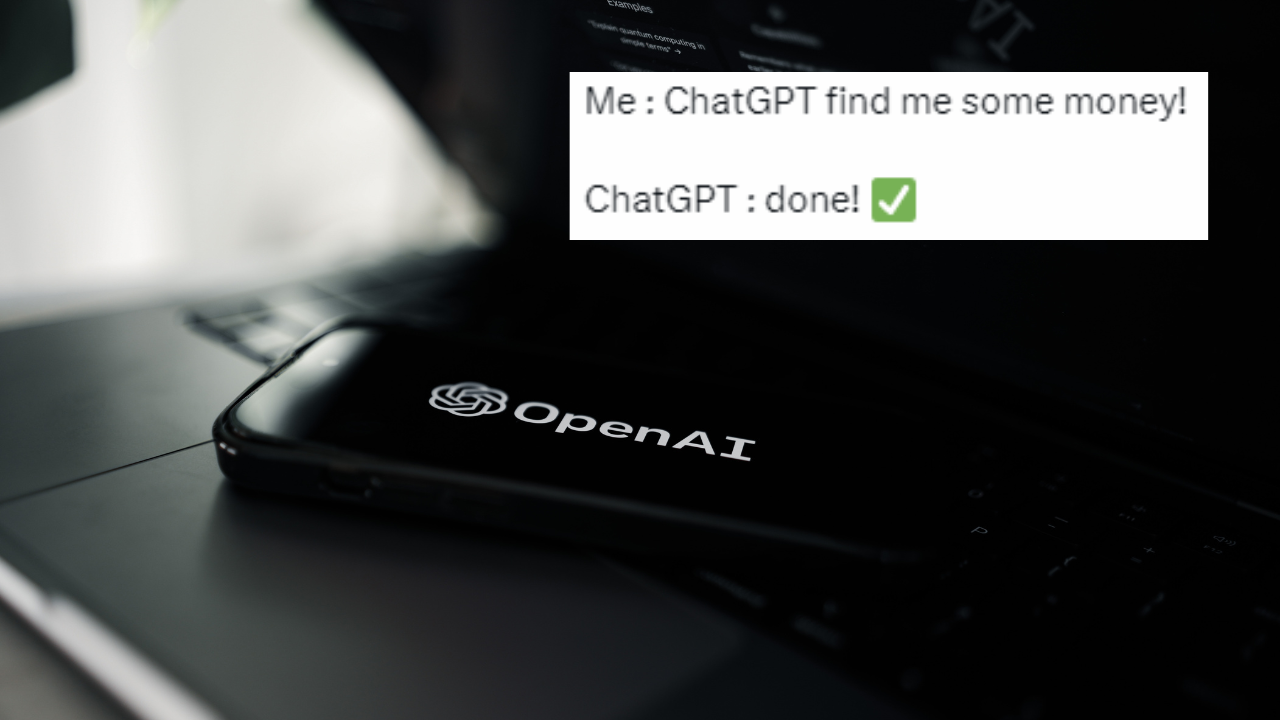 ChatGPT helps find money