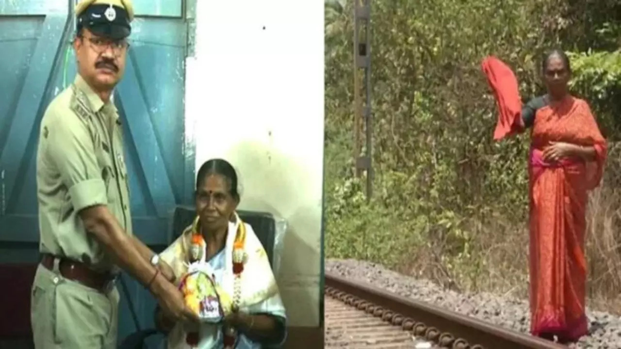 Inspiring Grit: Mangaluru Woman, 70, Stops Train With Red Shirt After  Noticing Fallen Tree On Track; Ran Despite Heart Condition | Times Now