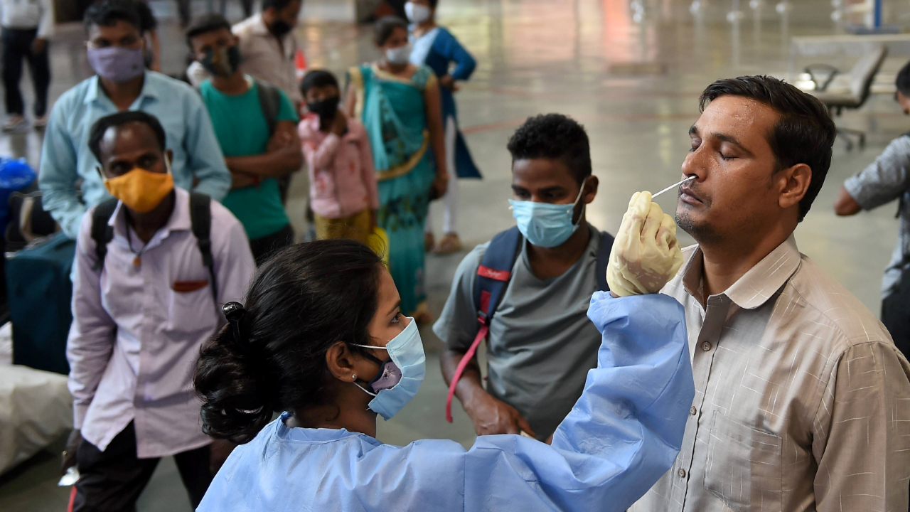 India recorded 6,050 fresh coronavirus cases, the highest in 203 days, with 28,303 active cases.