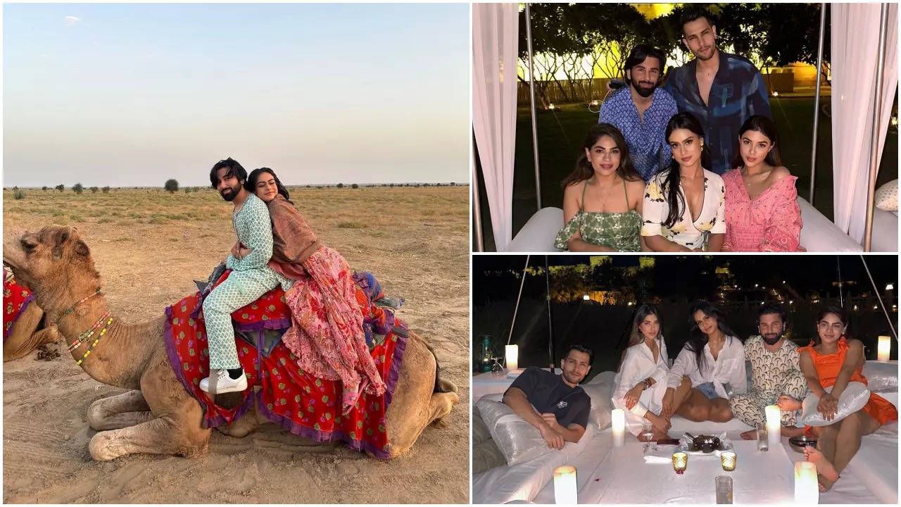 Nysa Devgn holidaying in Jaisalmer Rajasthan