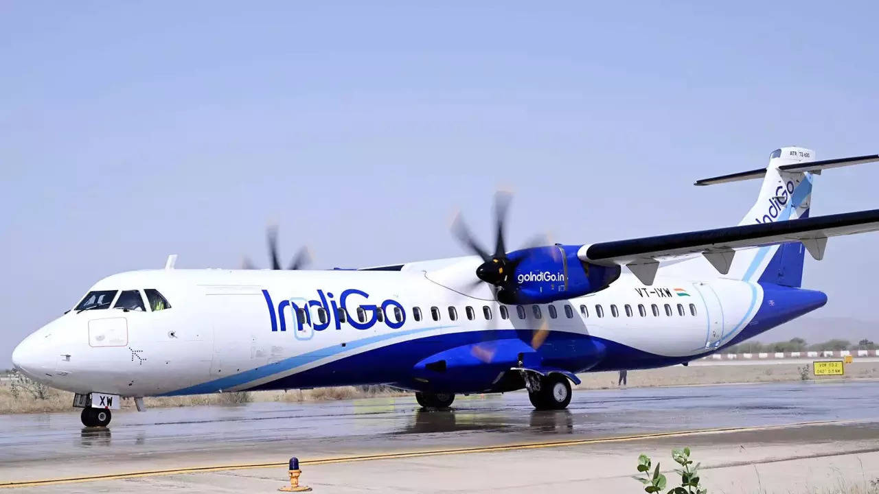 Indigo aircraft.