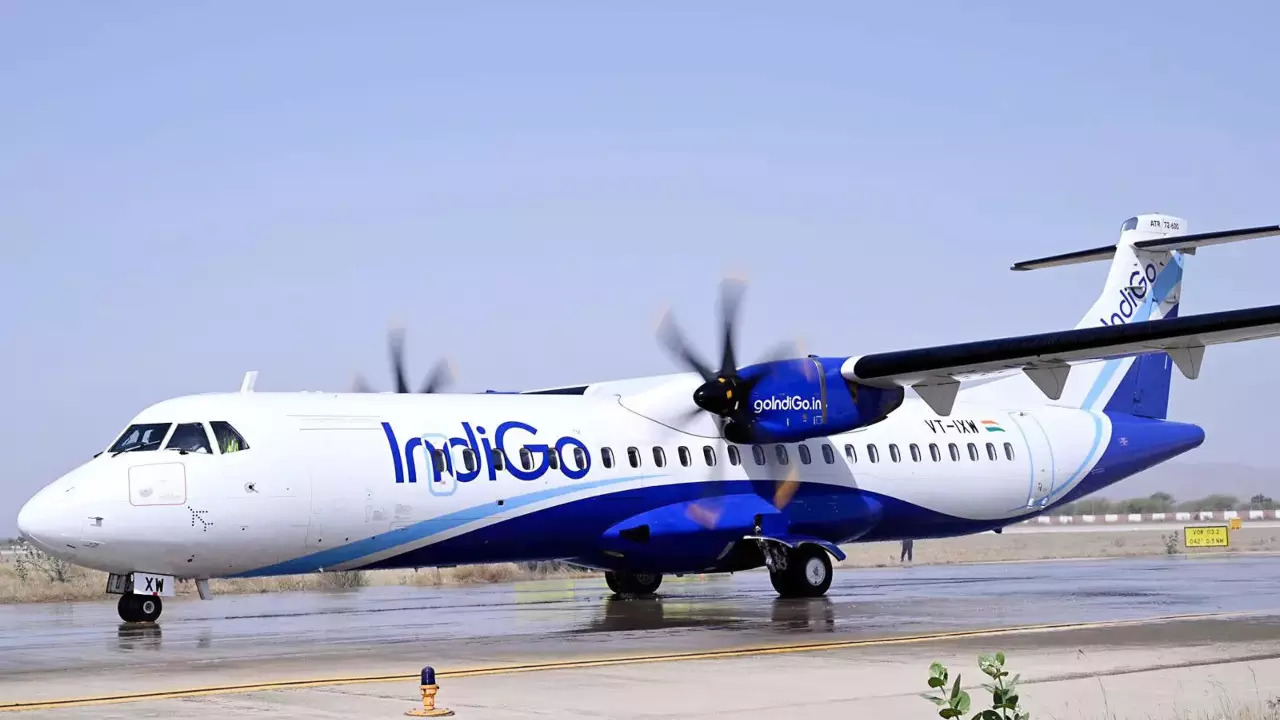 Indigo aircraft.