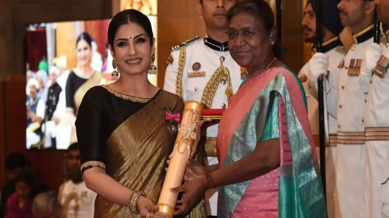 Raveena Tandon On Being Bestowed With Padma Shri In Presence Of Family: It Was The Best Moment