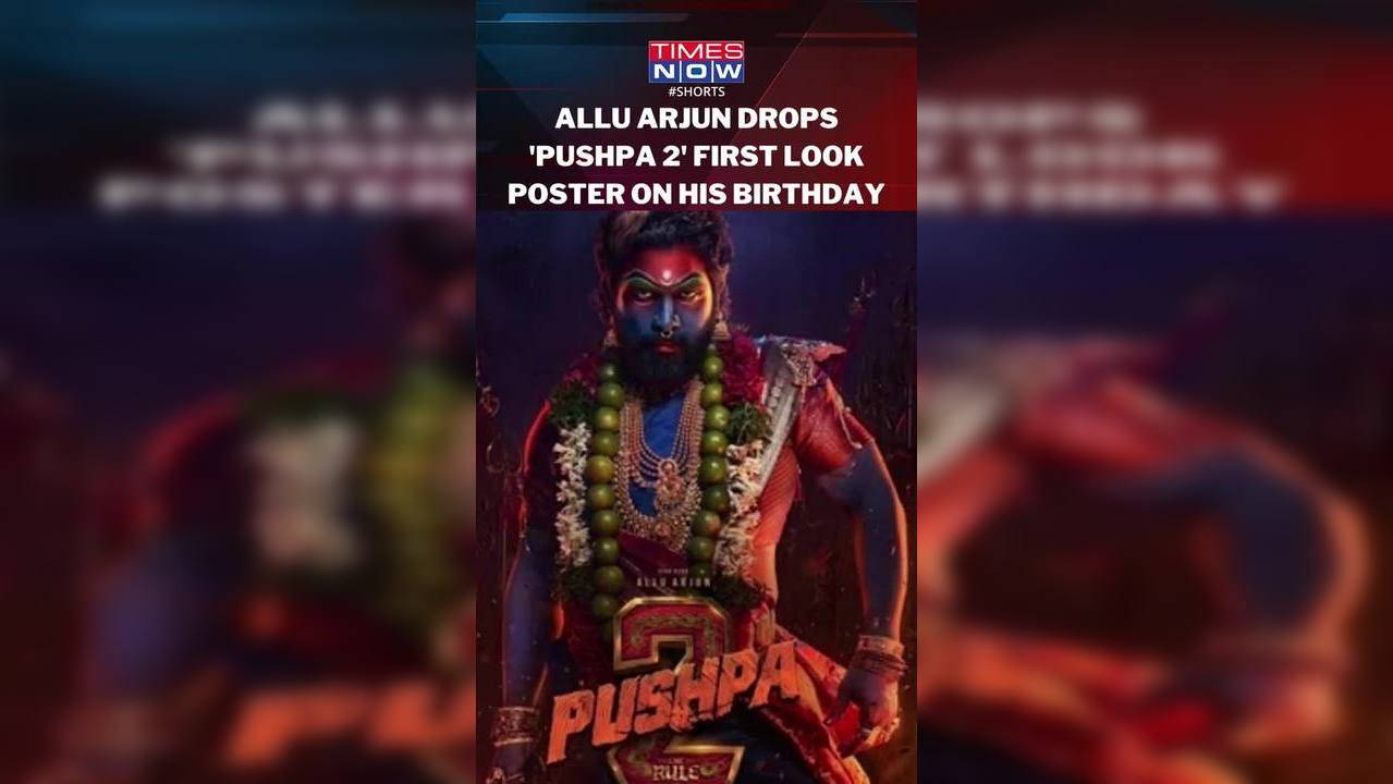 'Pushpa 2: The Rule': Actor Allu Arjun Shares First Look From His ...