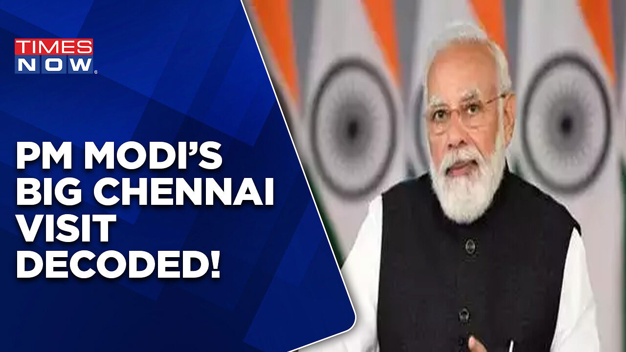 Tamil Nadu CM MK Stalin Welcomes PM Modi In Chennai | Prime Minister ...