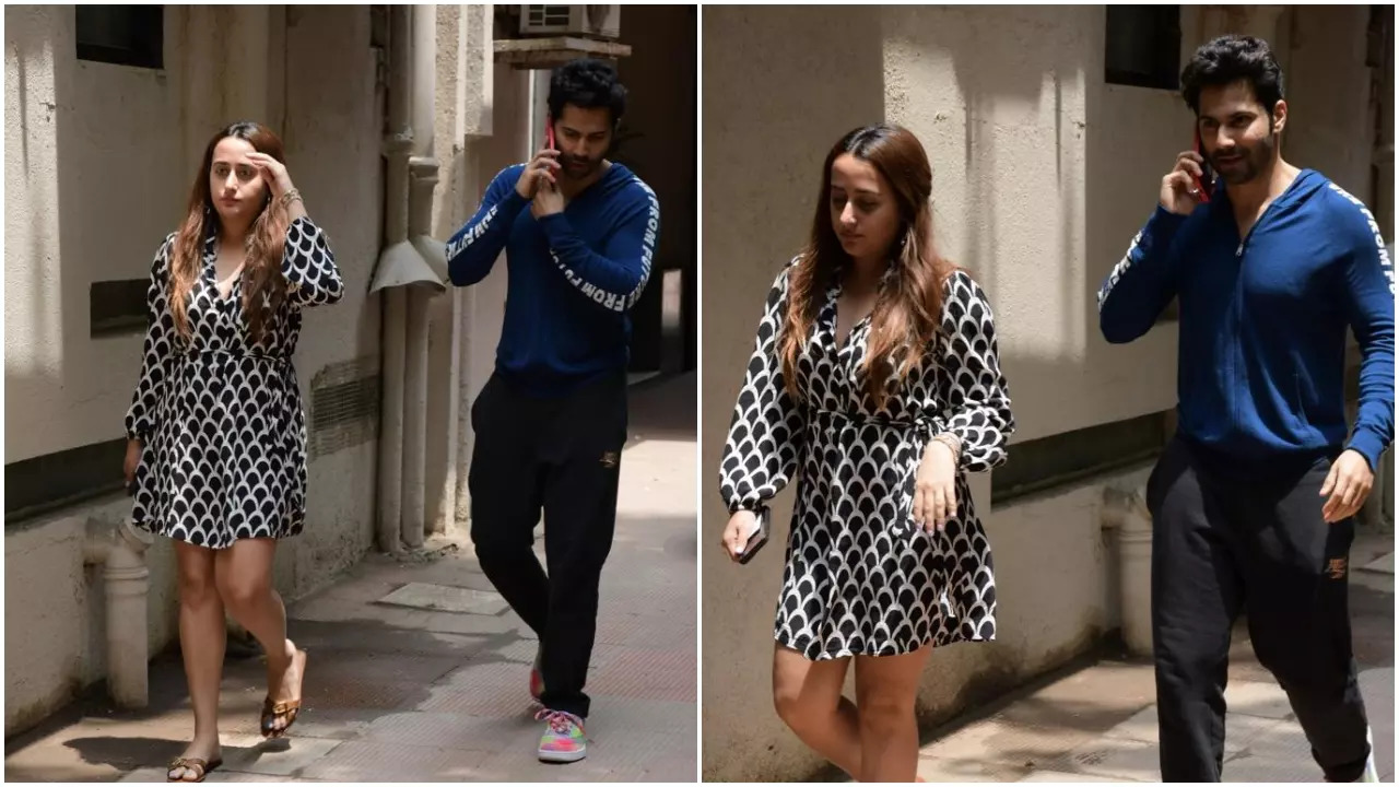 Varun Dhawan and Natasha Dalal spotted outside fertility clinic