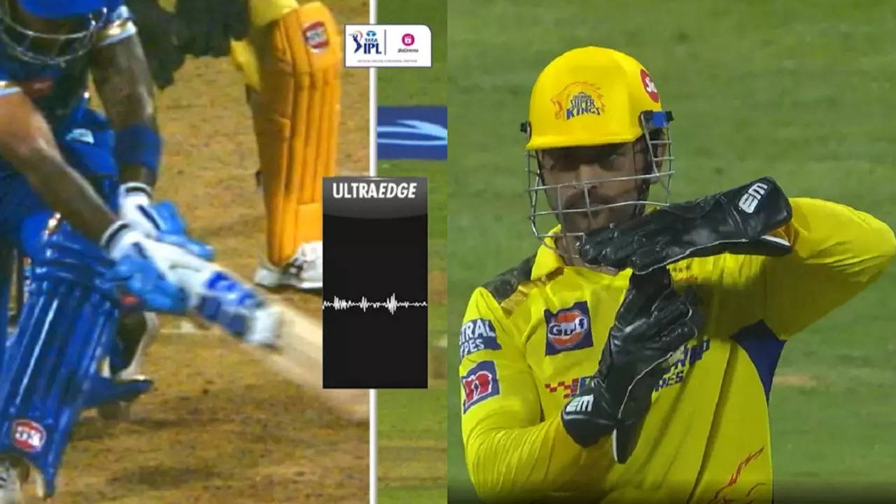 MS Dhoni MI vs CSK IPL 2023 DRS.