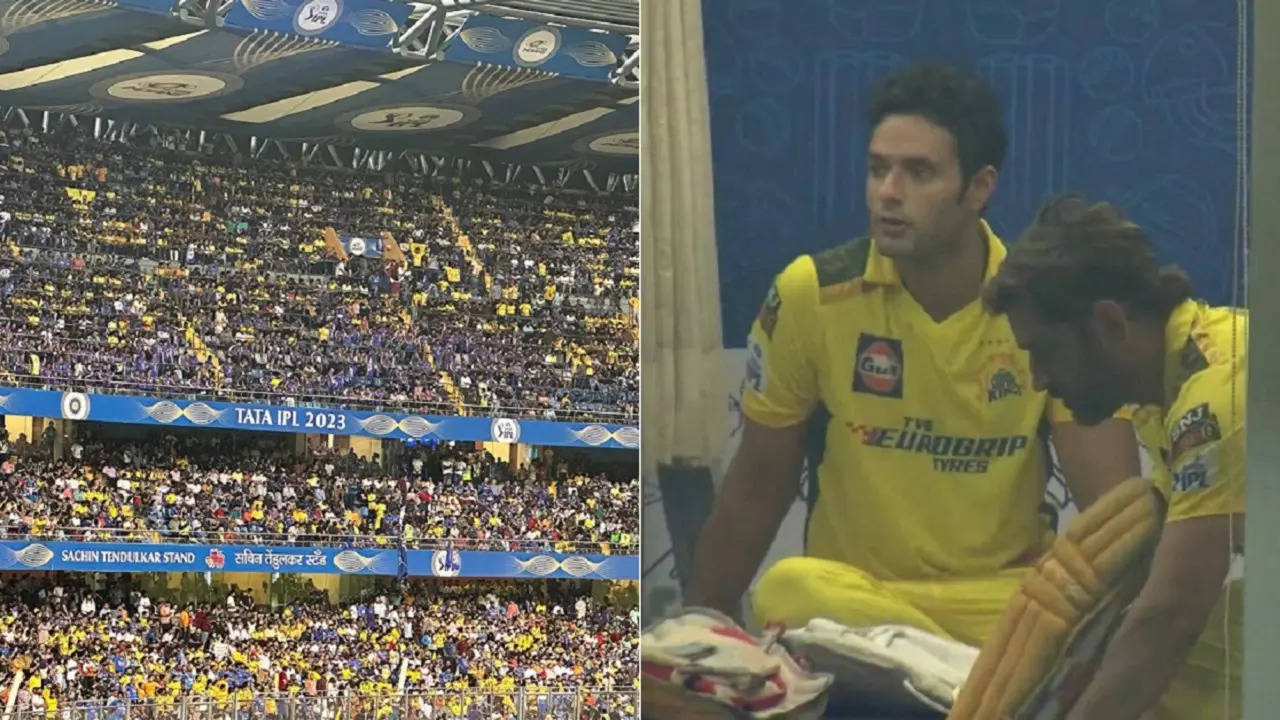 Wankhede Crowd chanting We Want Dhoni MI vs CSK IPL 2023 Video.