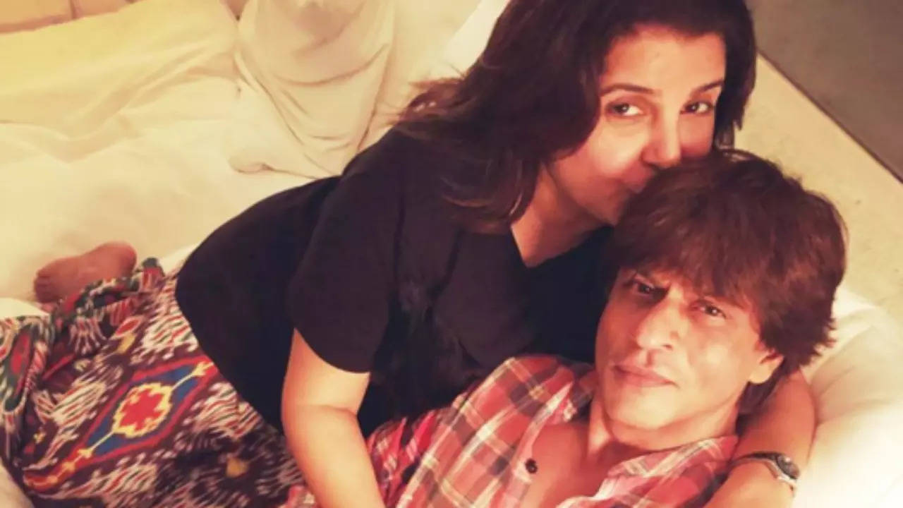 Shah Rukh Khan and Farah Khan