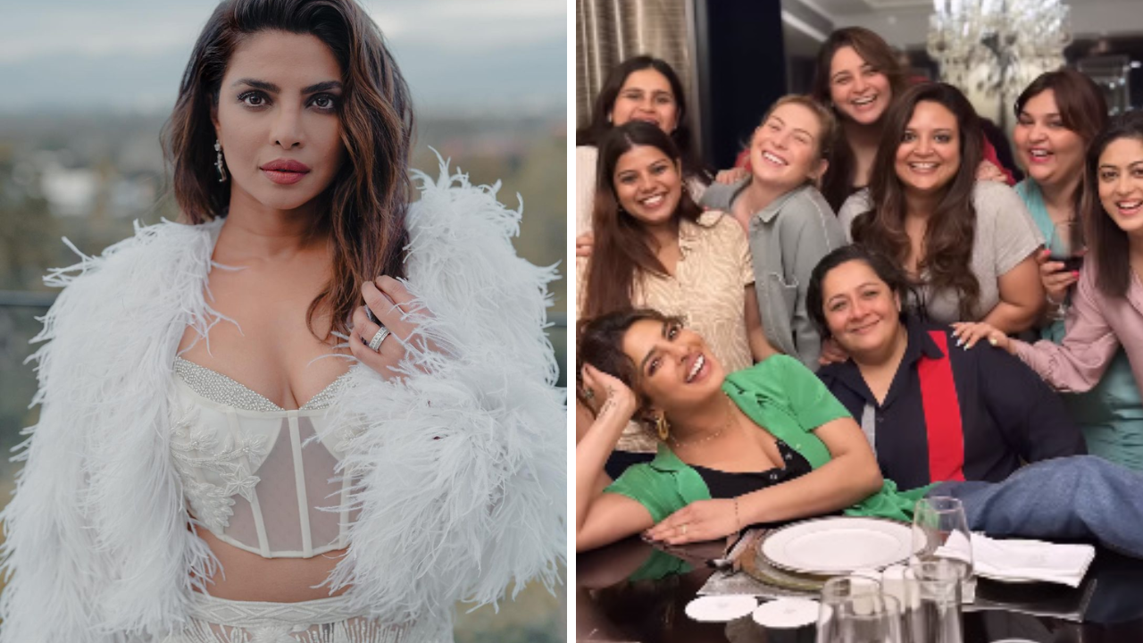 Priyanka Chopra Enjoys A Meal With Team PCJ