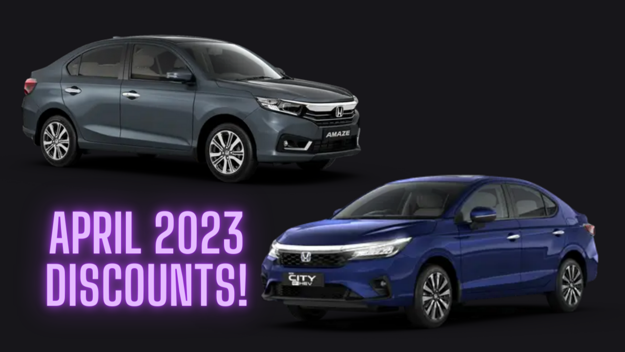 Honda Amaze and 5th gen City available with Discounts Worth upto Rs 17,000 in April 2023