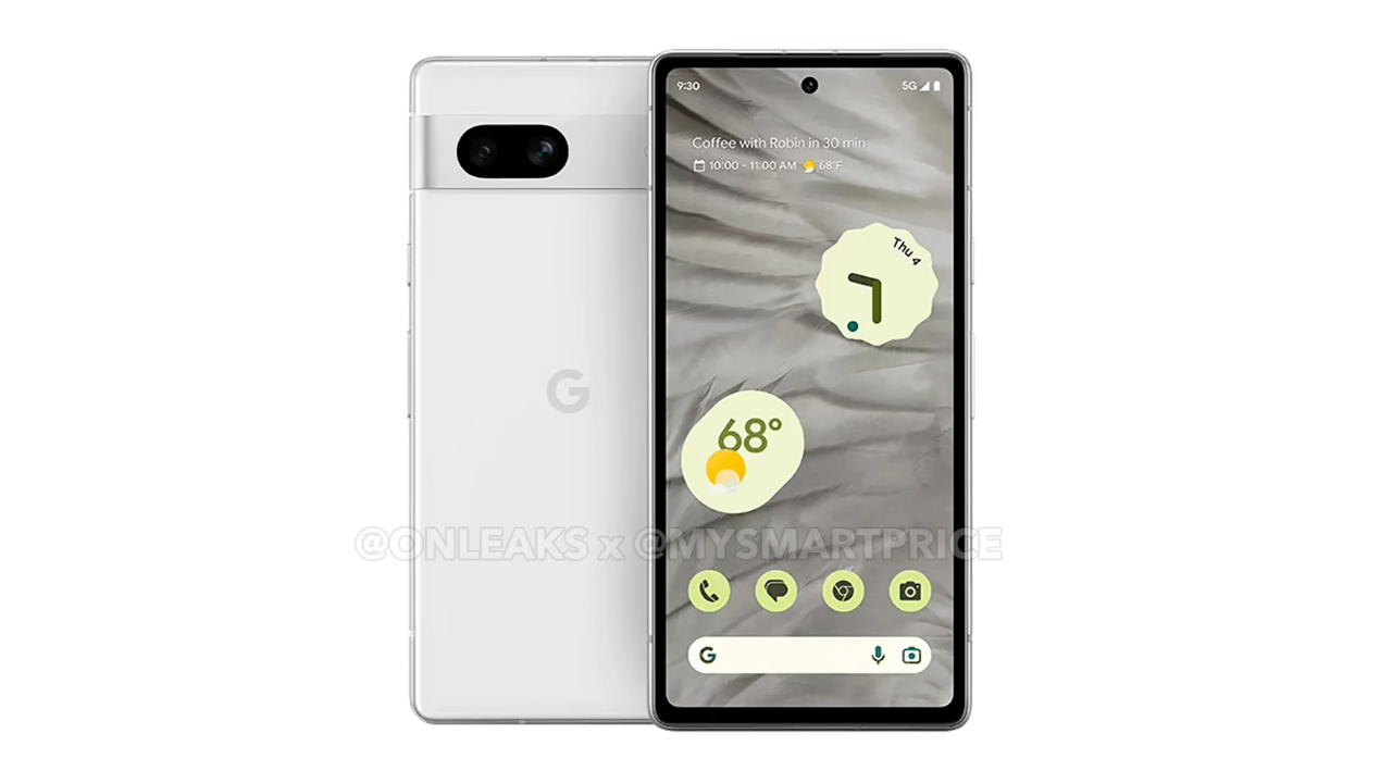 Google Pixel 7a render